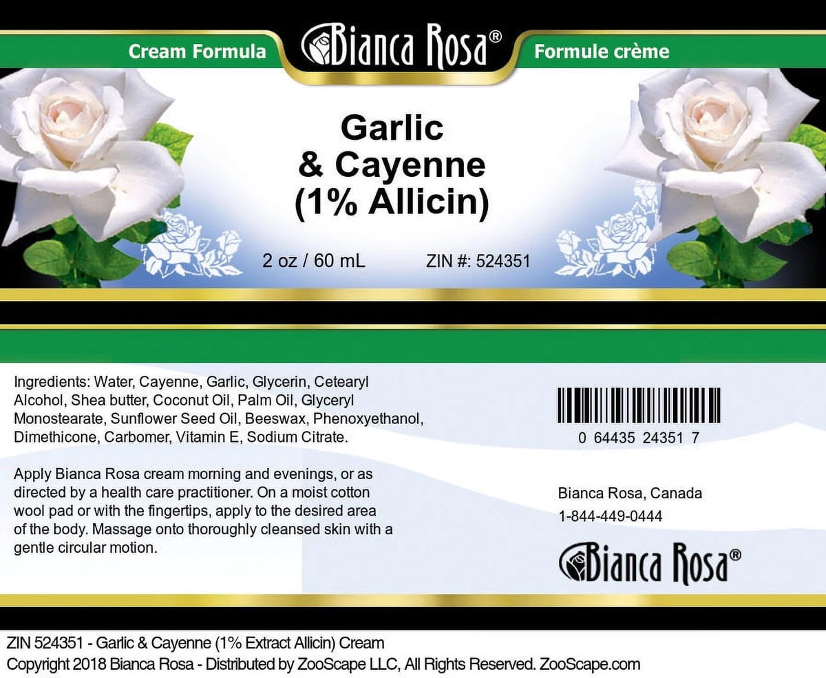 Garlic & Cayenne Hand and Body Cream, 2 oz, 3-Pack L50685