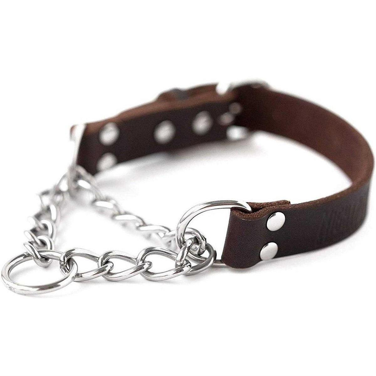 Leather Martingale Collar N894