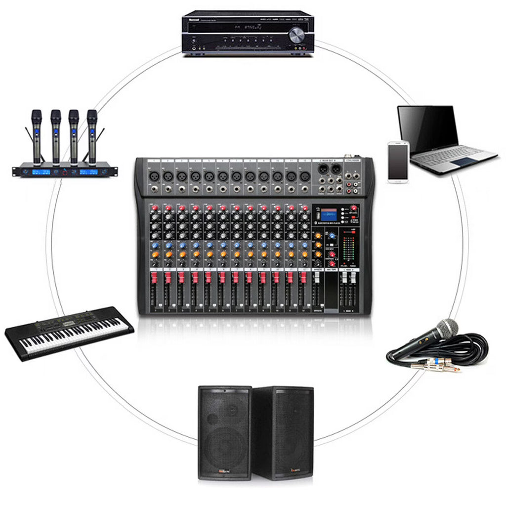 12 Channel Bluetooth Mixing Console R102305