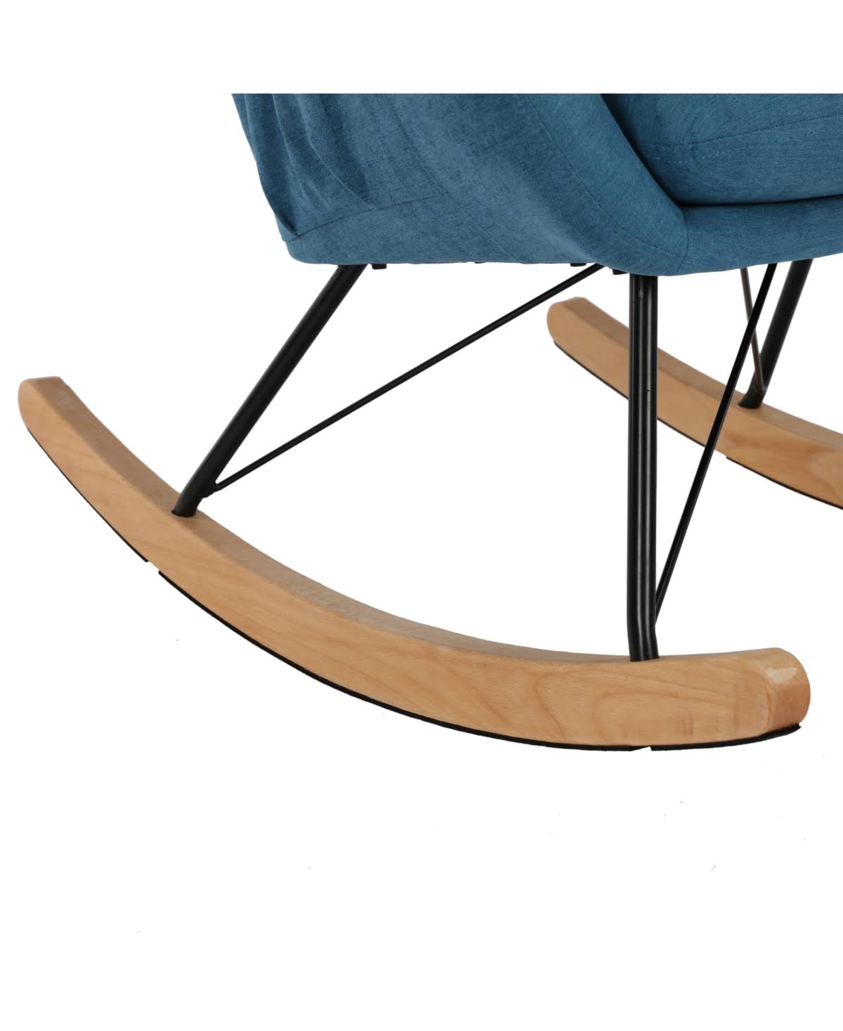 Green Rocker Chair with Storage Pockets F865