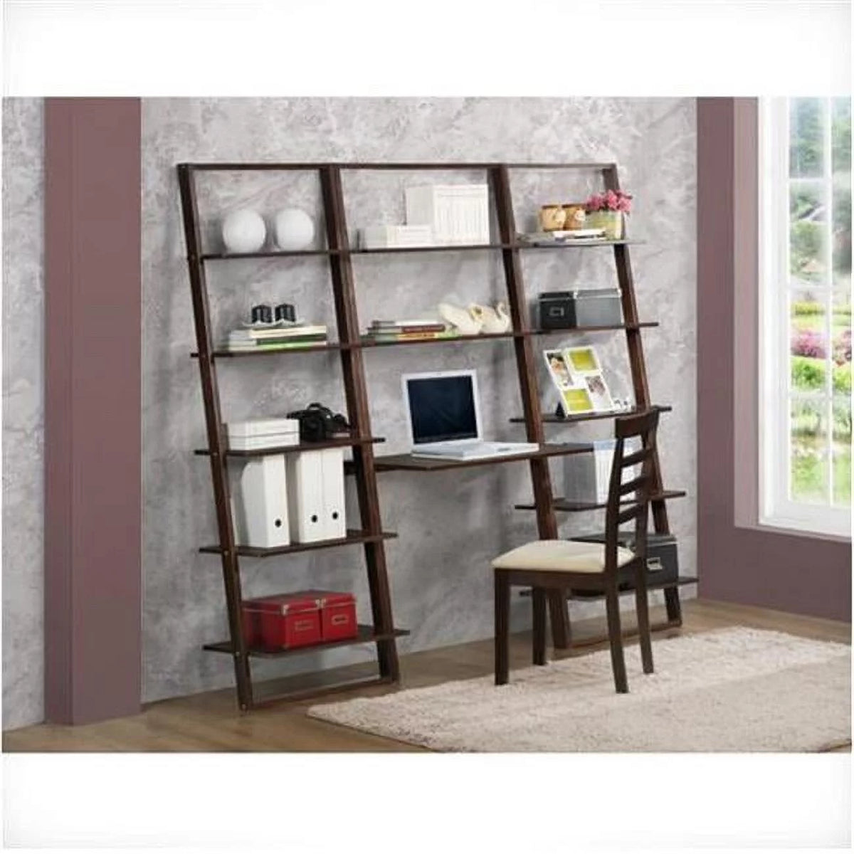 Wall Shelf with Desk R5347