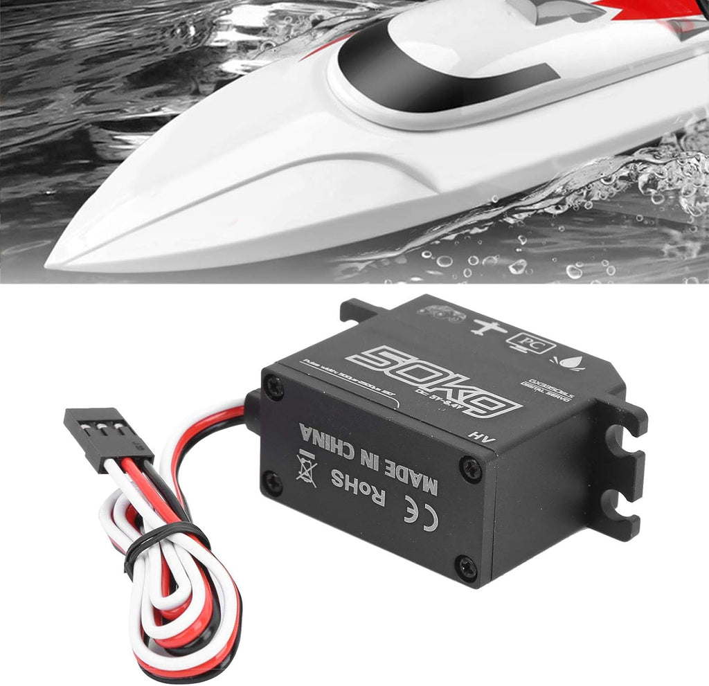 50KG Waterproof Stainless Steel Gear Digital Servo, Pack of 2 M3260