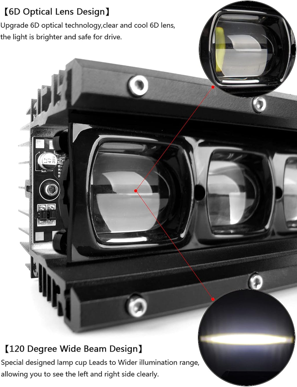 Off Road LED Light Bar 14 Inch 60W Single Row Flood Beam Waterproof P673