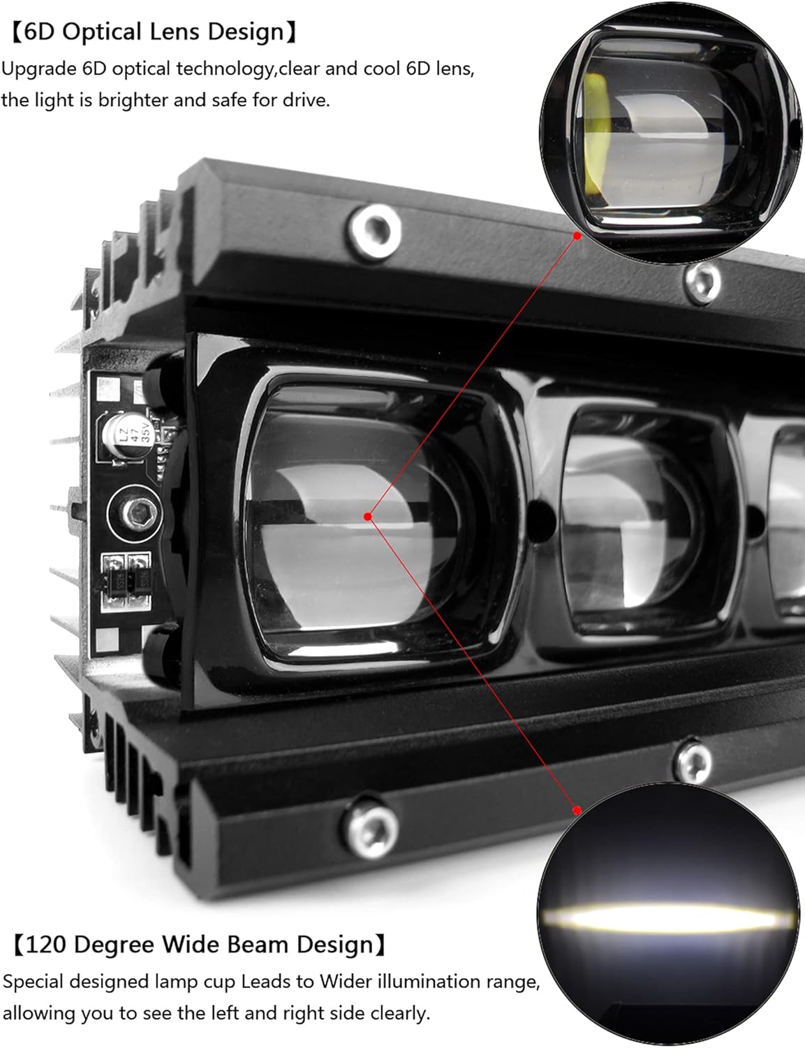 Off Road LED Light Bar 14 Inch 60W Single Row Flood Beam Waterproof P673
