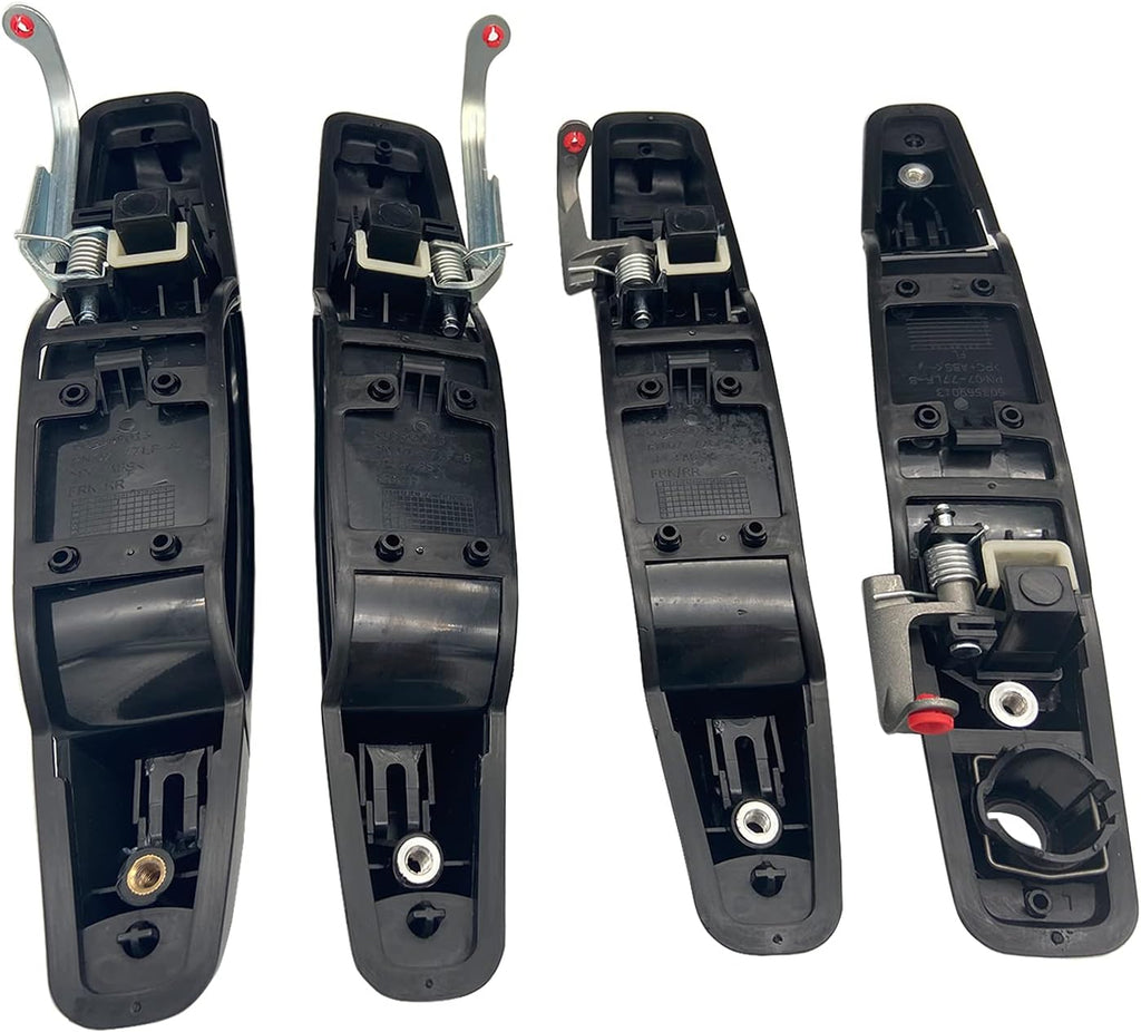 Black Exterior Door Handle Kit of 4 S2347