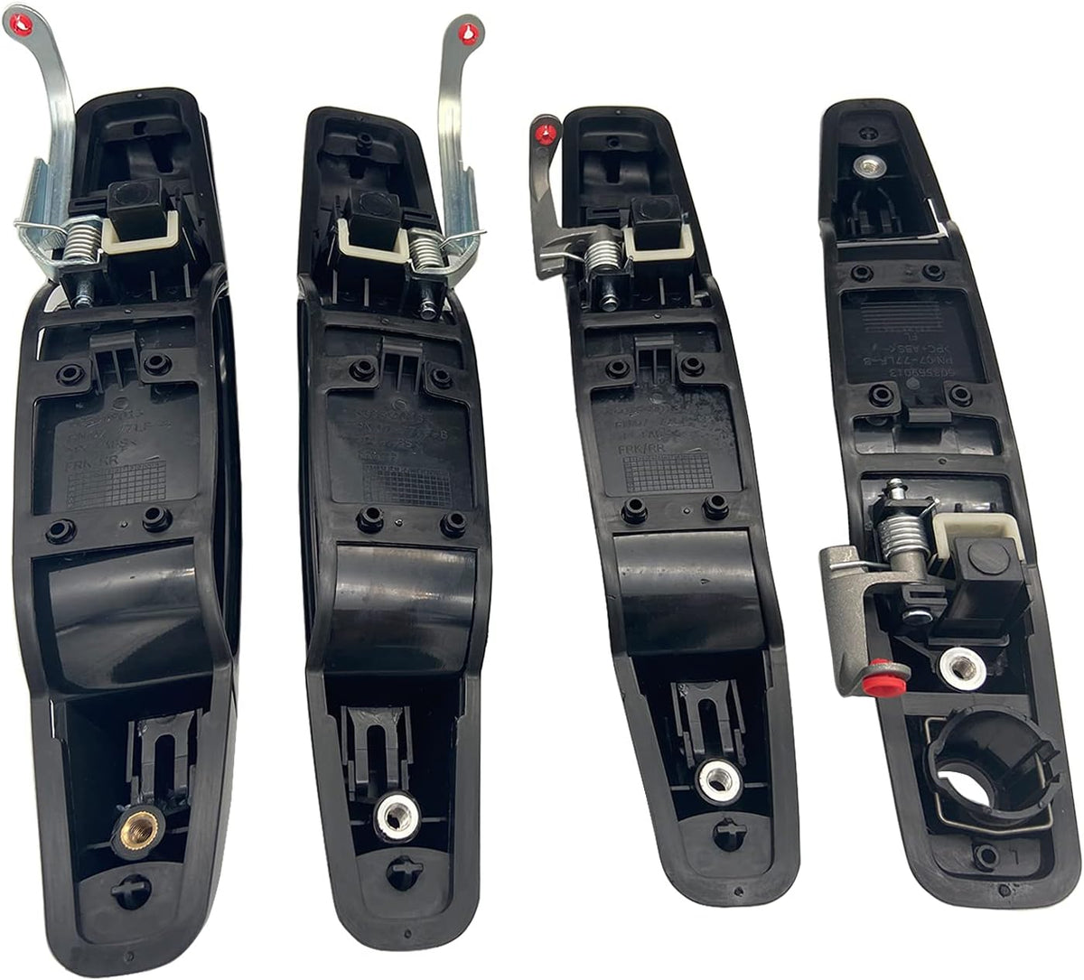 Black Exterior Door Handle Kit of 4 S2347