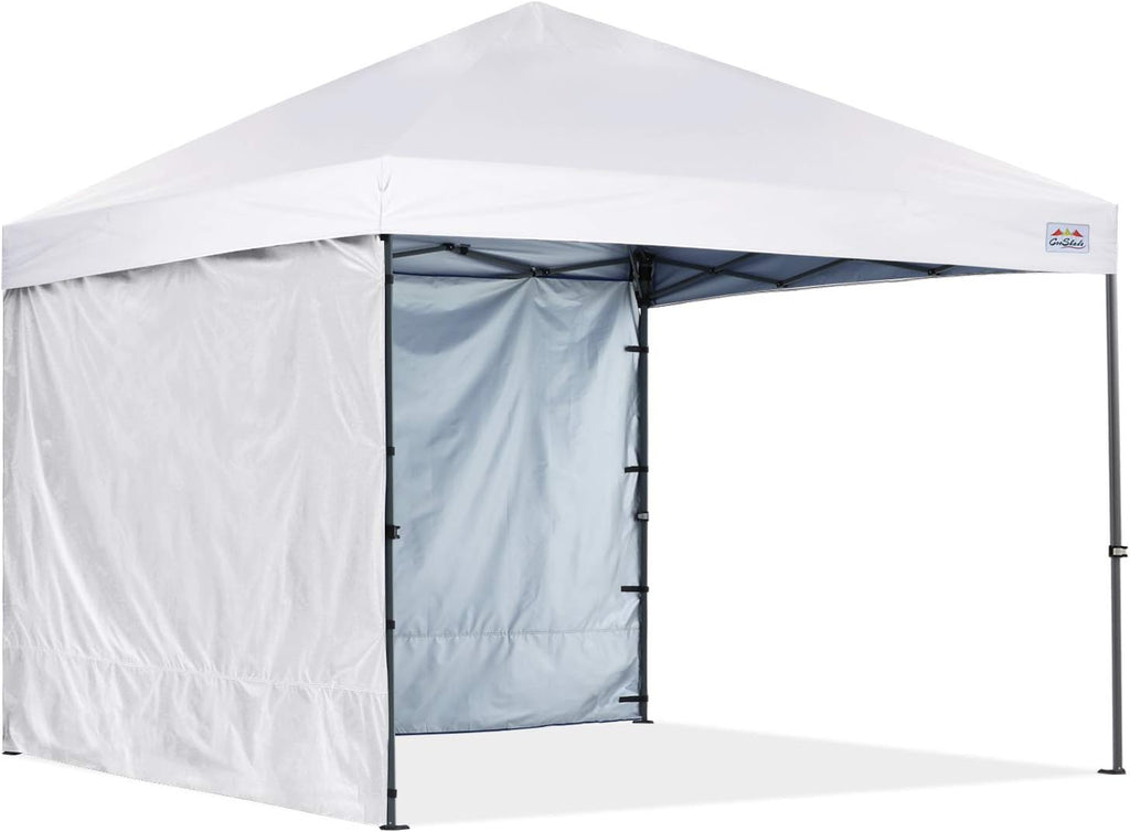 Pop Up Canopy Tent 8x8Ft with 2 Removable Sunwalls Wheeled Carry Bag Royal Blue C7316