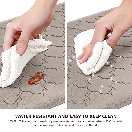 Grey Anti Fatigue Kitchen Mat 17.3"x39" J716323