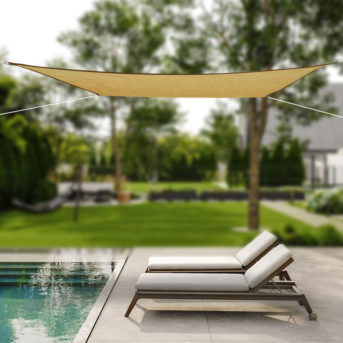 12ft x 16ft Sun Shade Net Mesh Tarp with Grommets F121381