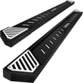 Running Boards Textured Black Steel Side Step Rails X4646