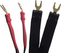 OFC Flat Speaker Wire, Spade Plug to Spade Plug, 2M, 2 Pieces G402