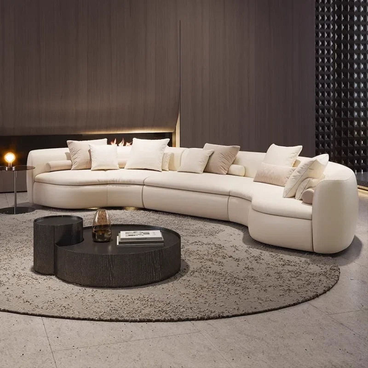 Folding Sofa Leather Living Room Couch W767
