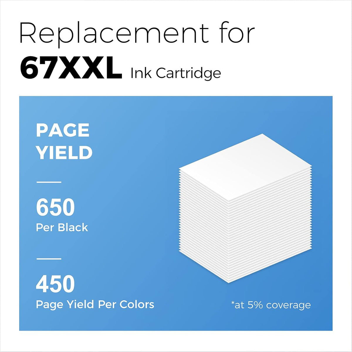 Remanufactured Ink Cartridge Pack of 2 (1 Black, 1 Tri-Color) Q840