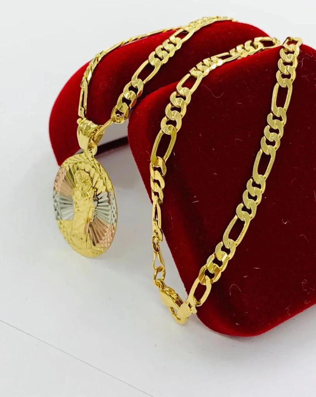 20" Gold Filled Saint Jude Pendant Necklace Z862392