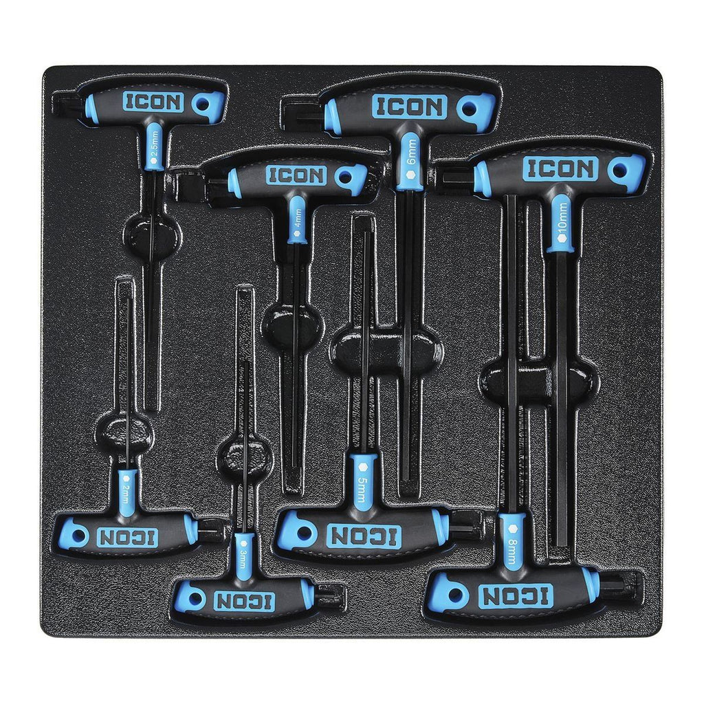 8 Piece T-Handle Hex Key Set E6369