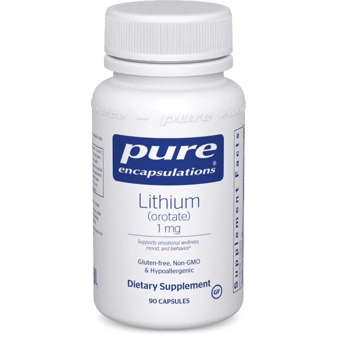 Lithium (orotate) 1 mg 90 Capsules X371931