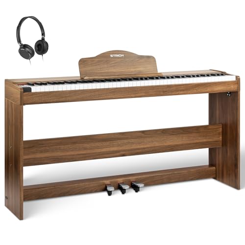 88 Keys Hammer-Action Weighted Digital Piano with Stand S944857