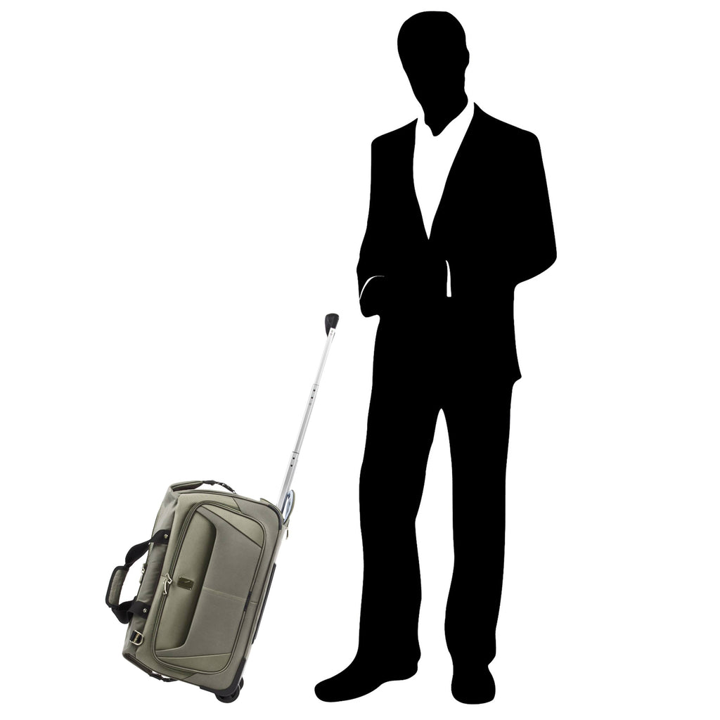 Carry on Rolling Duffel Slate Green X60936