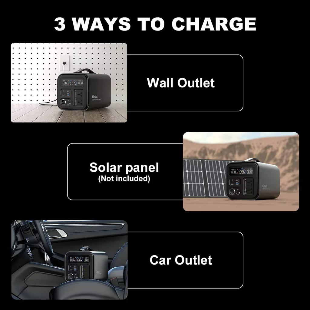 600 Watts Portable Power Station T7663