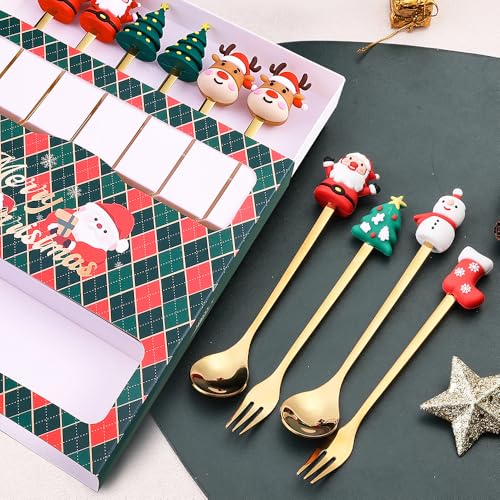 4 Pack Stainless Steel Forks and Spoons Set T551802