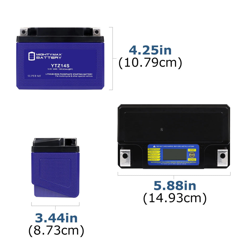 Lithium Replacement Battery for Honda 750 Shadow L3509