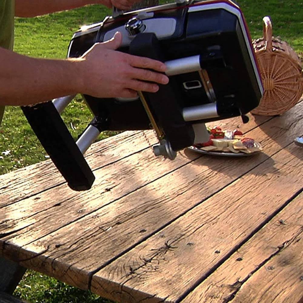 Red Portable Tabletop Gas Grill J659
