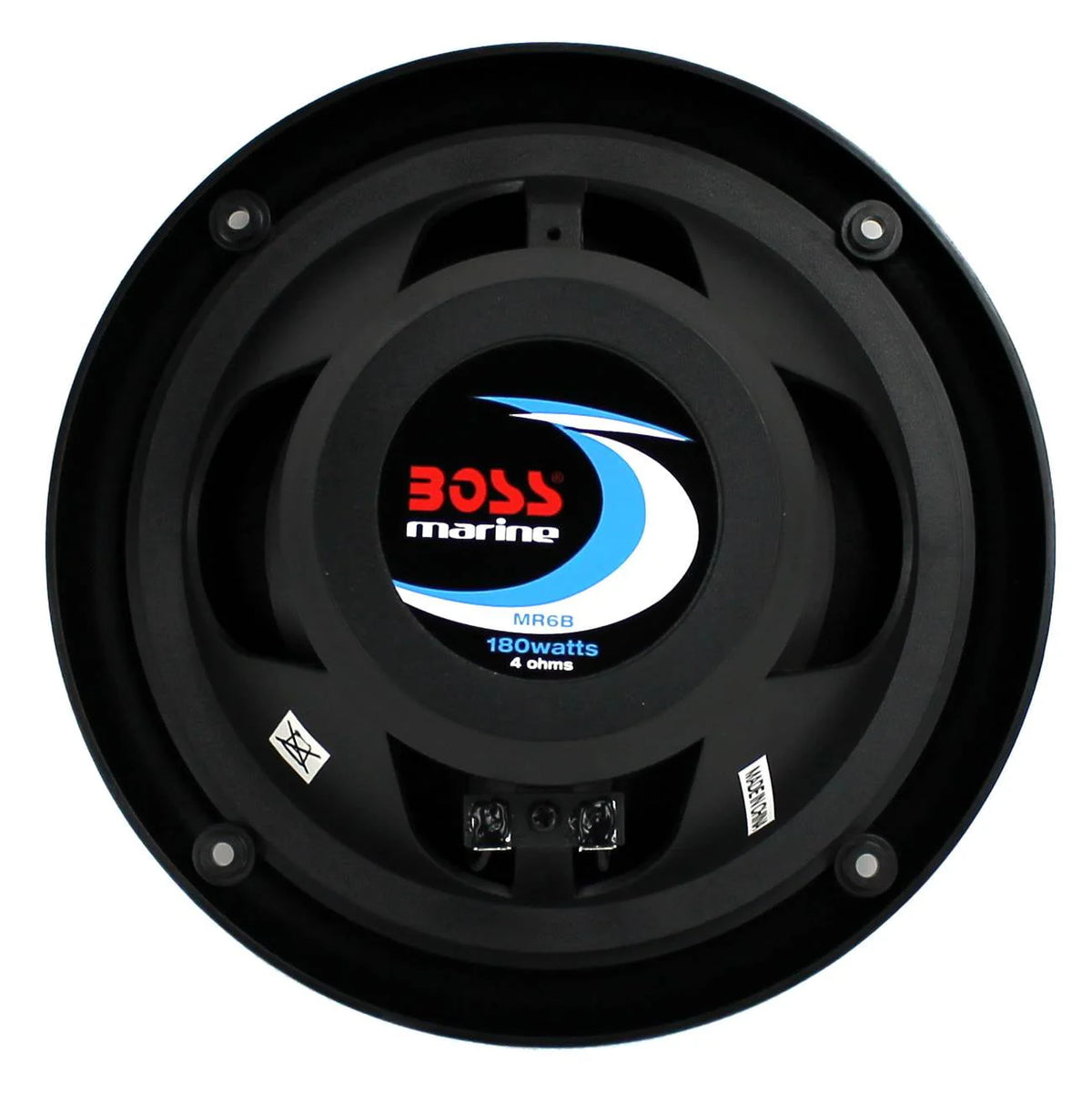 6.5 Inch Black Marine Audio Speakers (6 Pack) E943