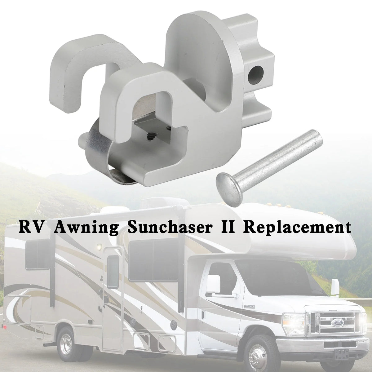 Alminum RV Rafter Claw Satin Hardware Awning F5656