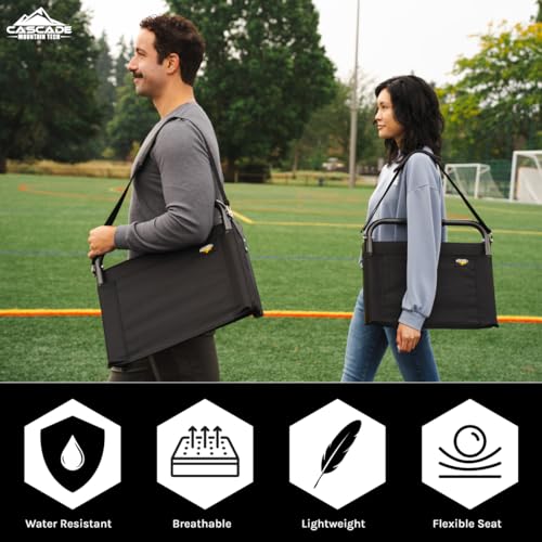 Black Ultra Padded Stadium Seat S7069