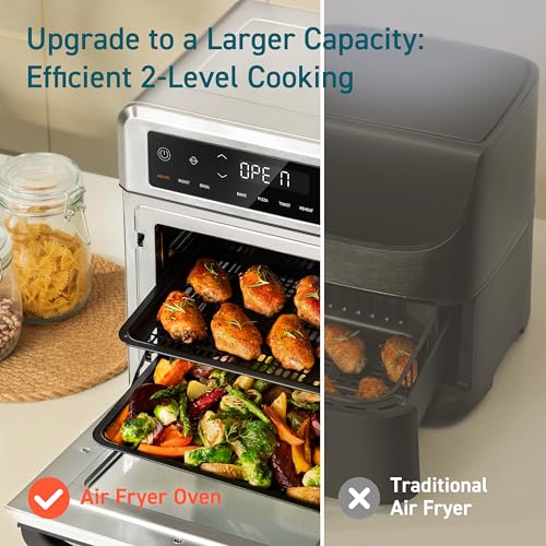 11-in-1 Air Fryer Oven, 13Qt with Rotisserie, 6 Accessories R943633