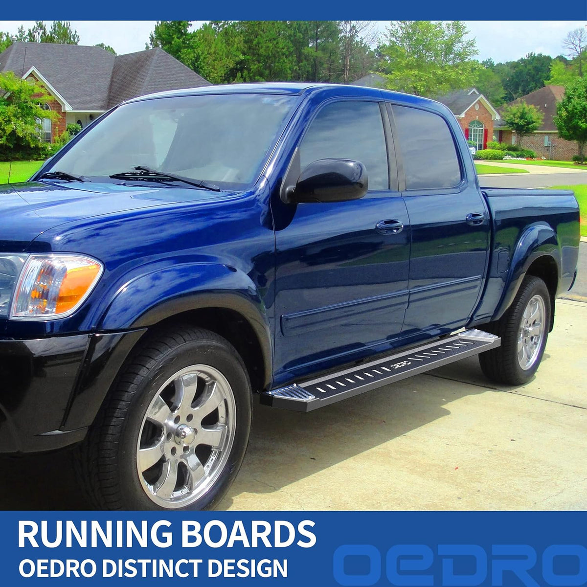 Running Boards Textured Black Steel Side Step Rails X4646