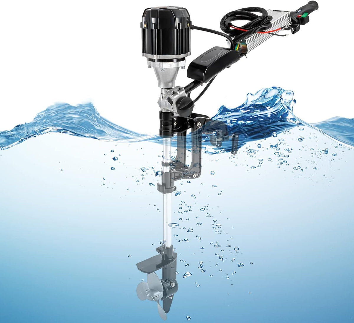 1000W 5HP Electric Outboard Motor Brushless Trolling Motor for Small Vessels B155048