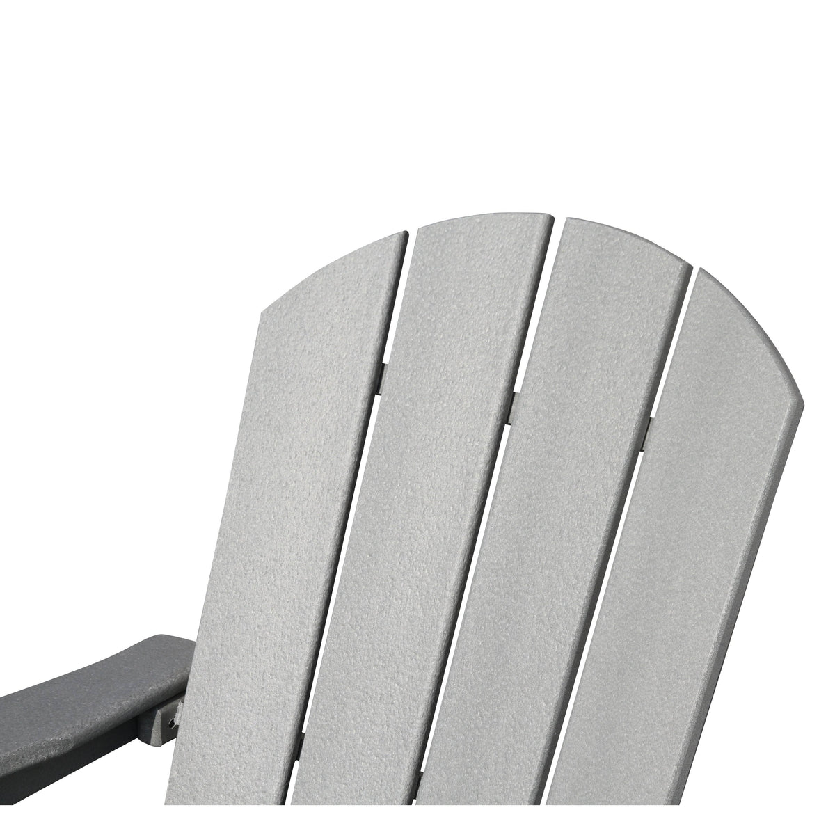 White Plastic Outdoor Adirondack Chair V979