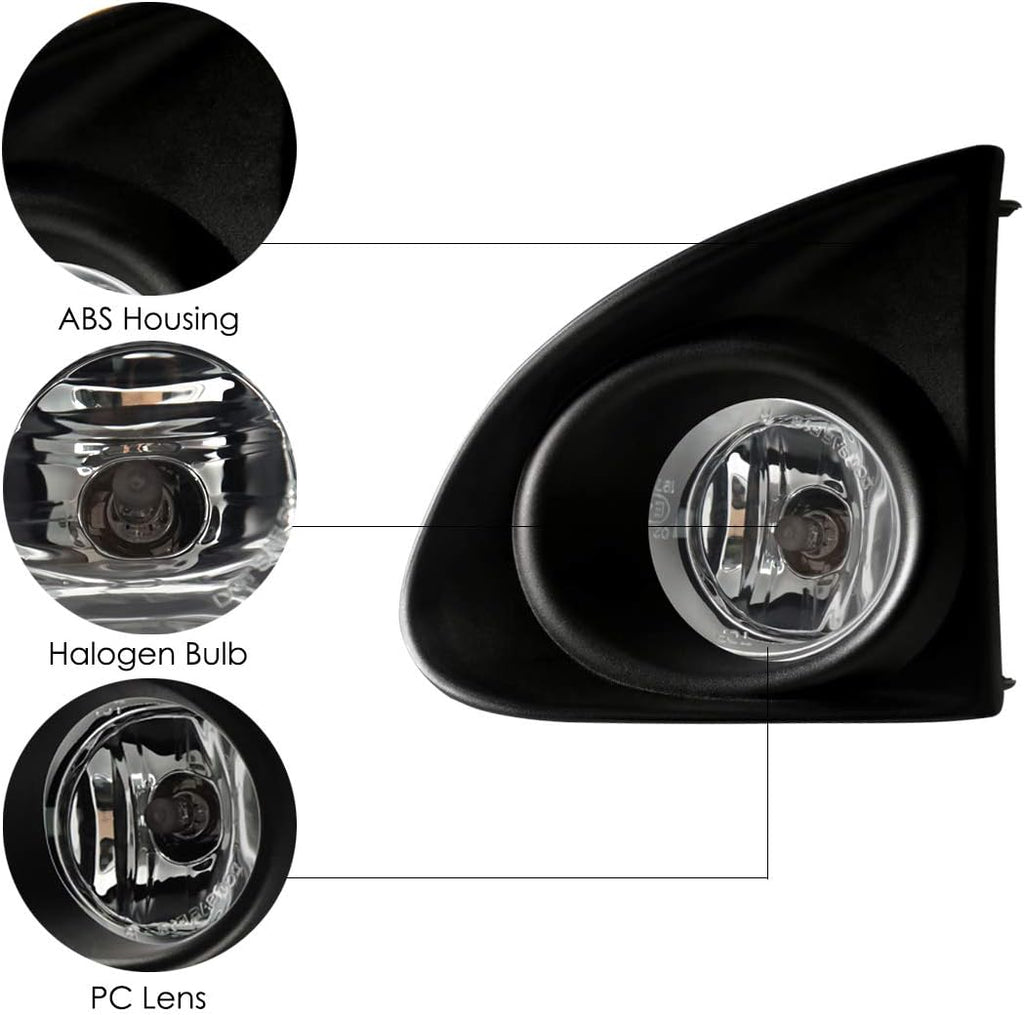 For Toyota AXIO 2013 2014 2015 Car Fog Lights DRL Lamps X392124
