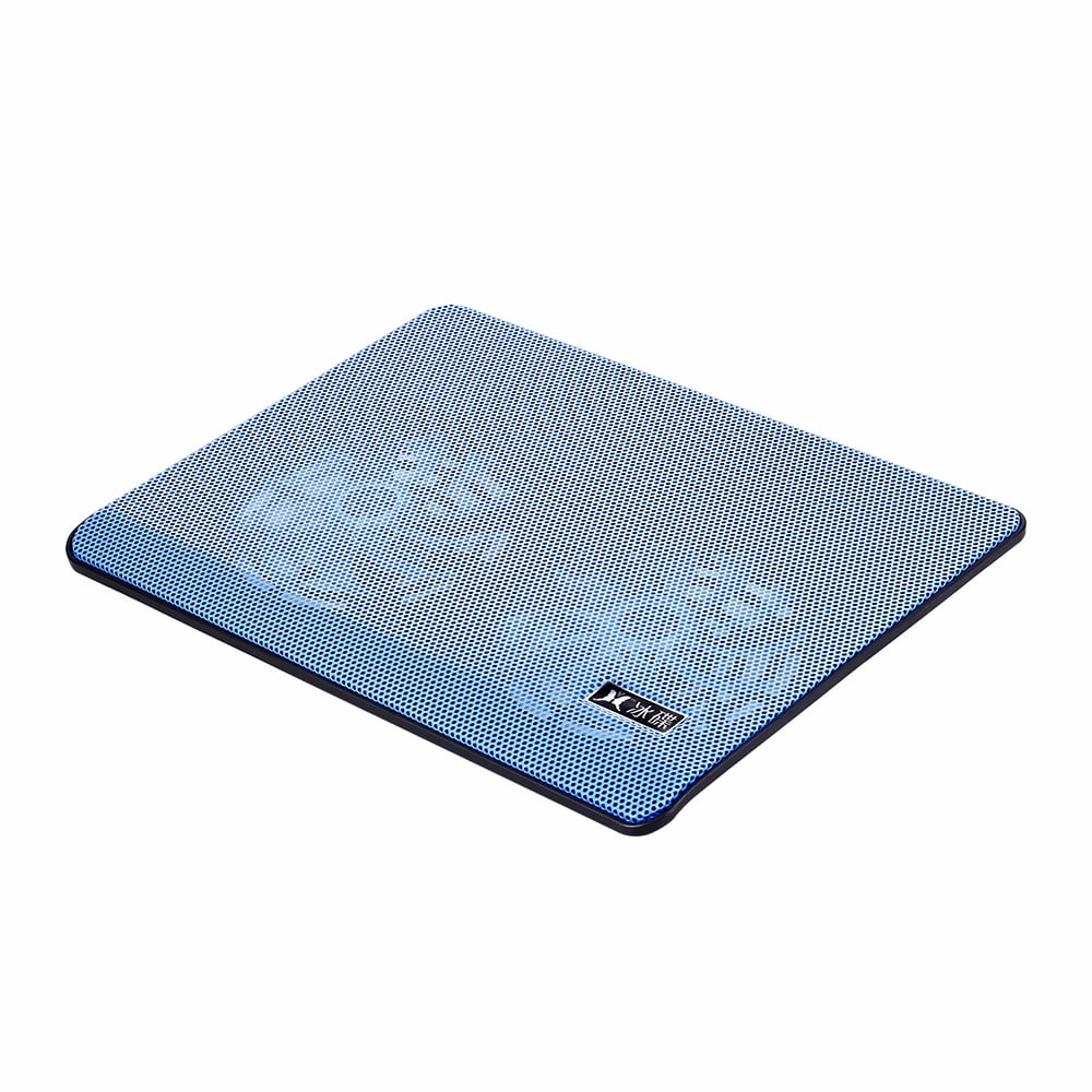 Blue Double Fans Laptop Cooling Pad with Two USB Ports O81175