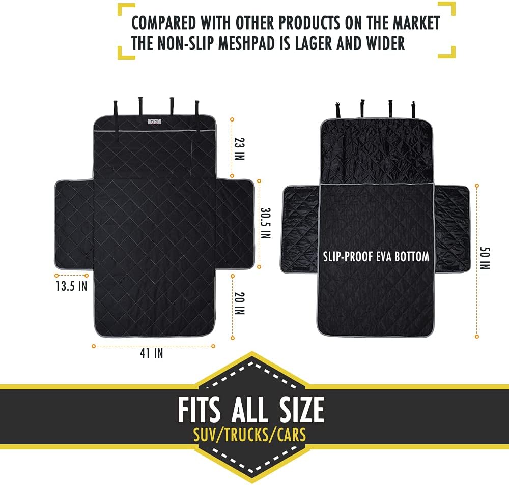 Waterproof Cargo Liner for Dogs, Large Size, Pack of 2 U2598