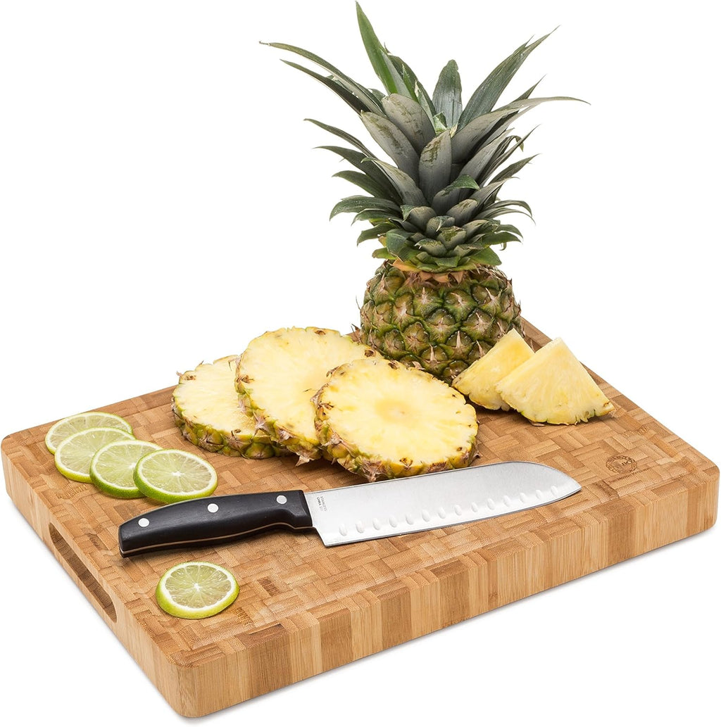 End Grain Bamboo Cutting Board, Extra Large, Pack of 2 A66831