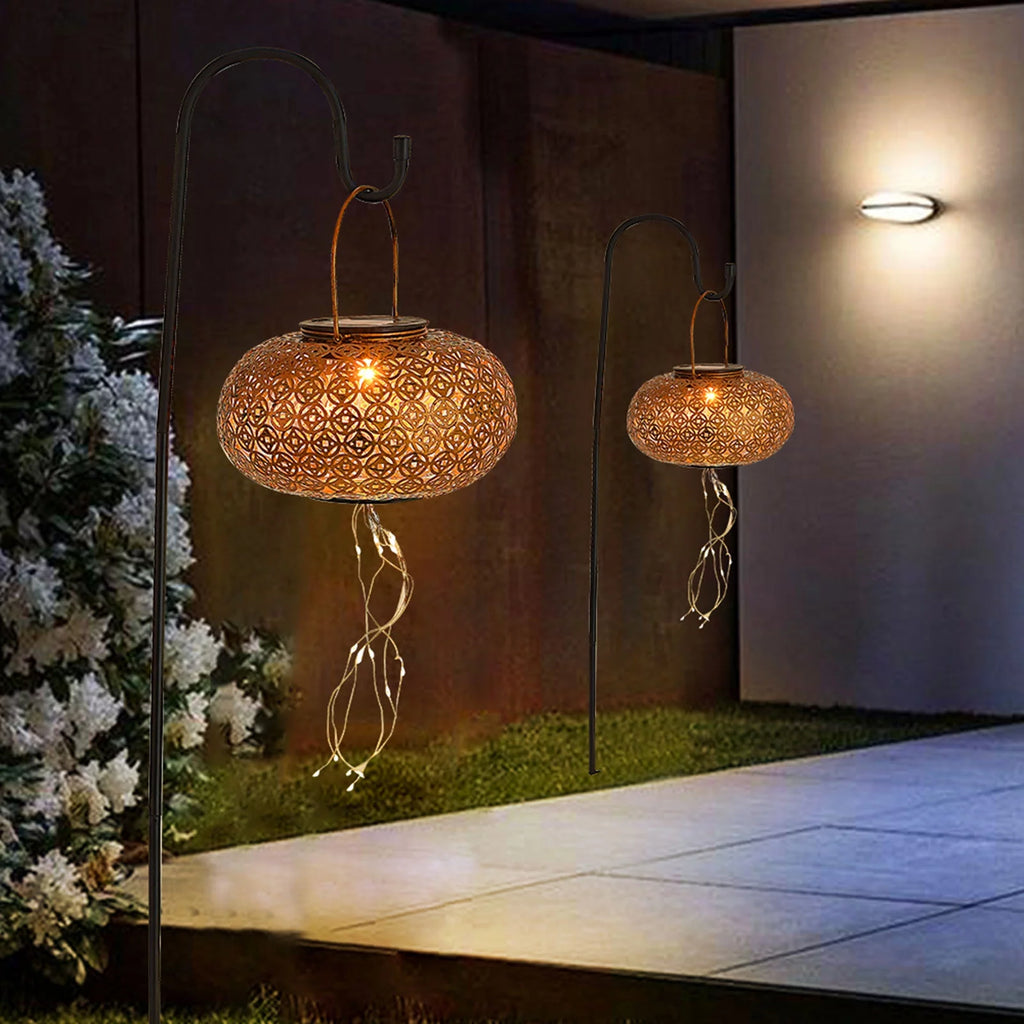 Solar Powered Chinese Lantern String Lamp A306