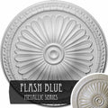 15x22OD x 1 3/4x22P Hand-Painted Ceiling Medallion E529