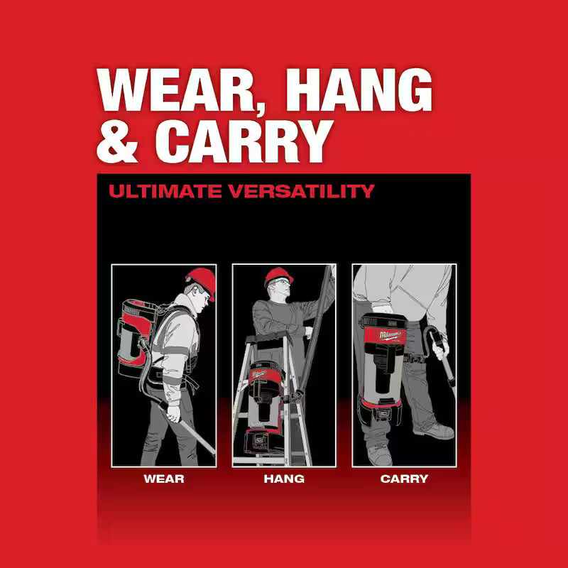 18-Volt Lithium-Ion Brushless Cordless 3-in-1 Backpack Vacuum U666