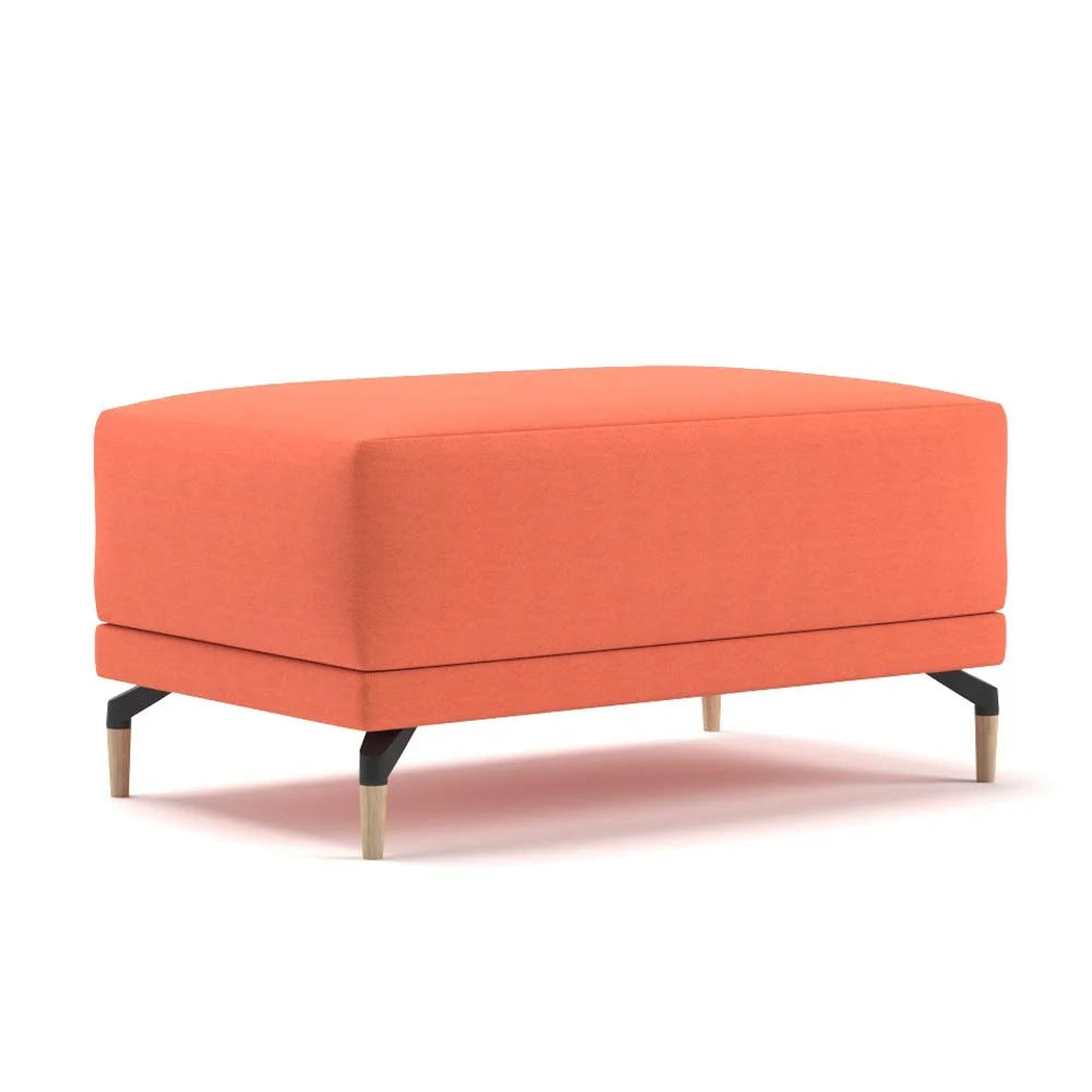 Modern Sofa with 4 Pillow Set and Pouf Ottoman L744