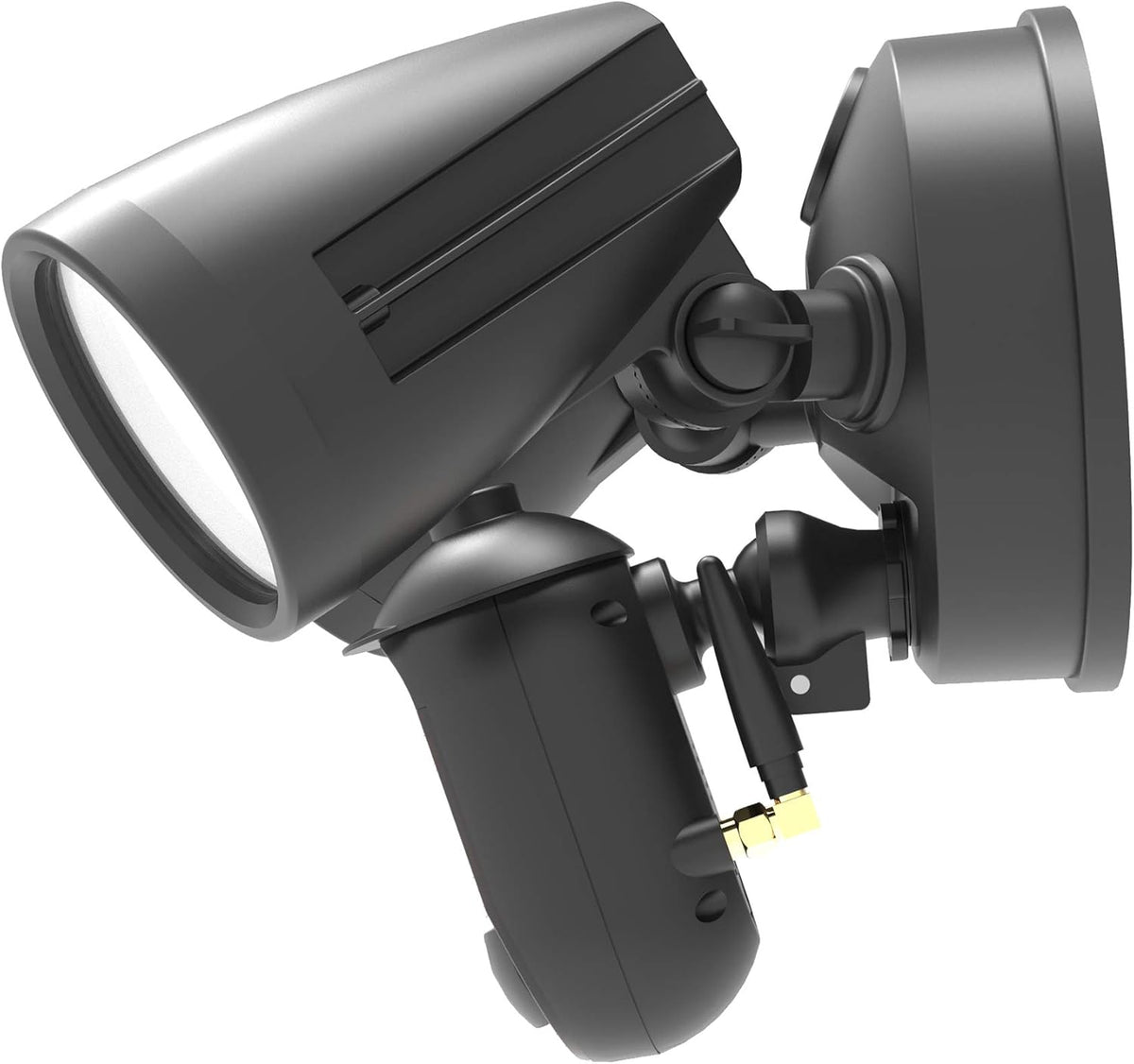 Floodlight Camera Hardwired Motion Sensor Outdoor Light 1080P WiFi IP65 Waterproof P2208