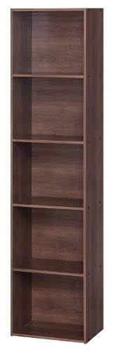 5-Tier Brown Bookcase Q365
