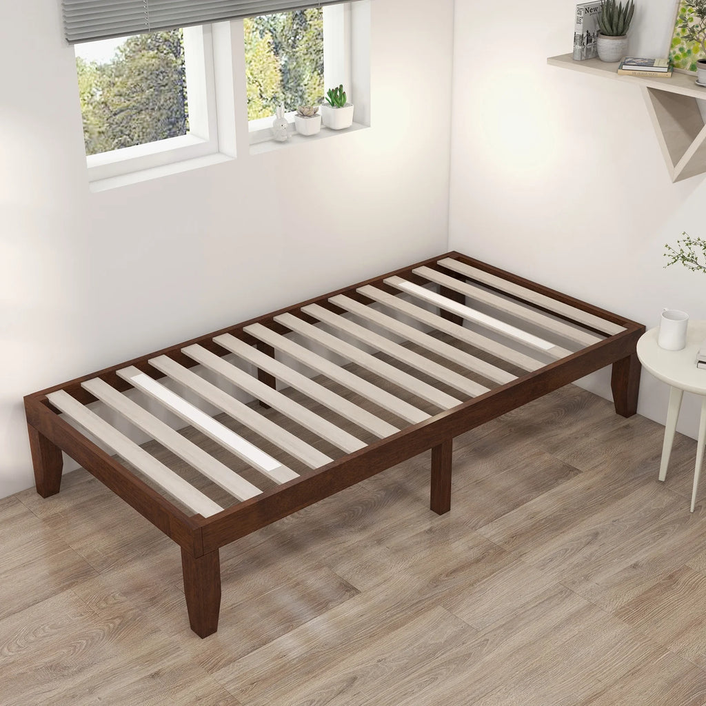 Twin Size 14'' Wooden Bed Frame R57488