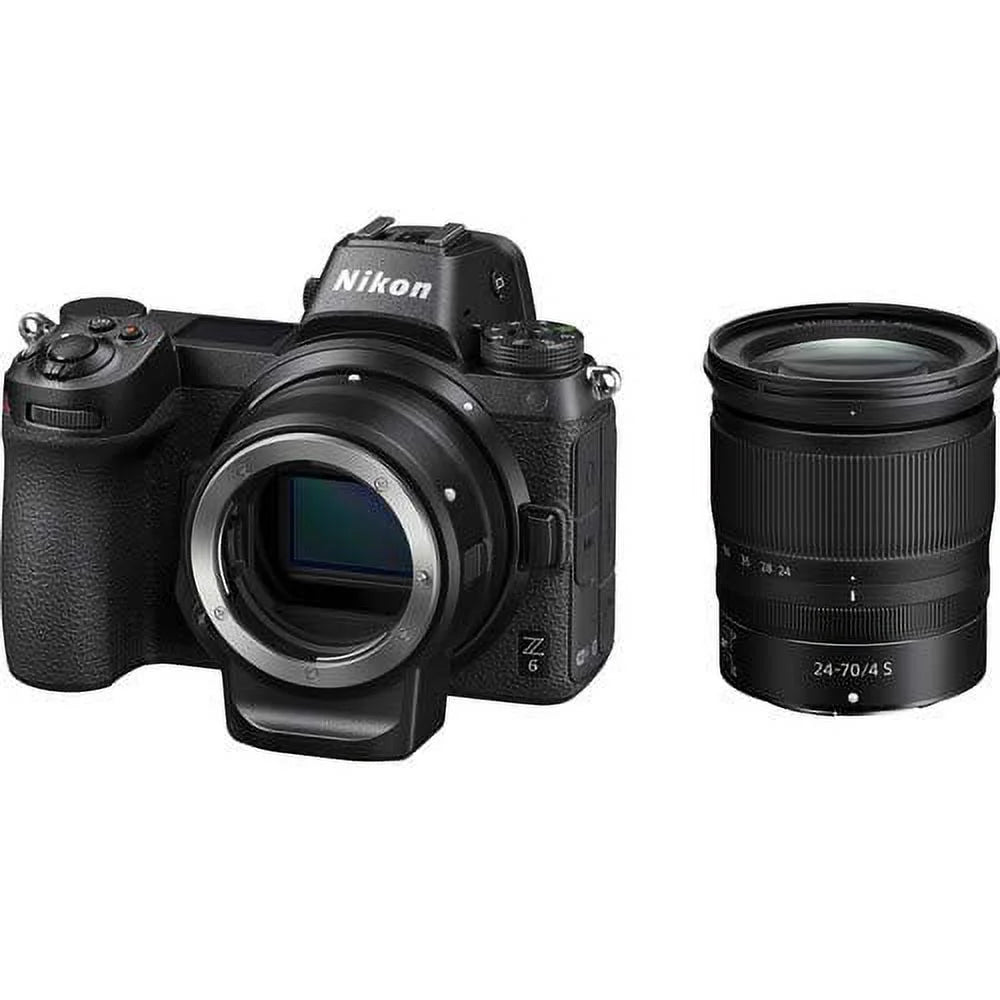 Mirrorless Digital Camera with 24-70mm Lens and Mount Adapter D21874