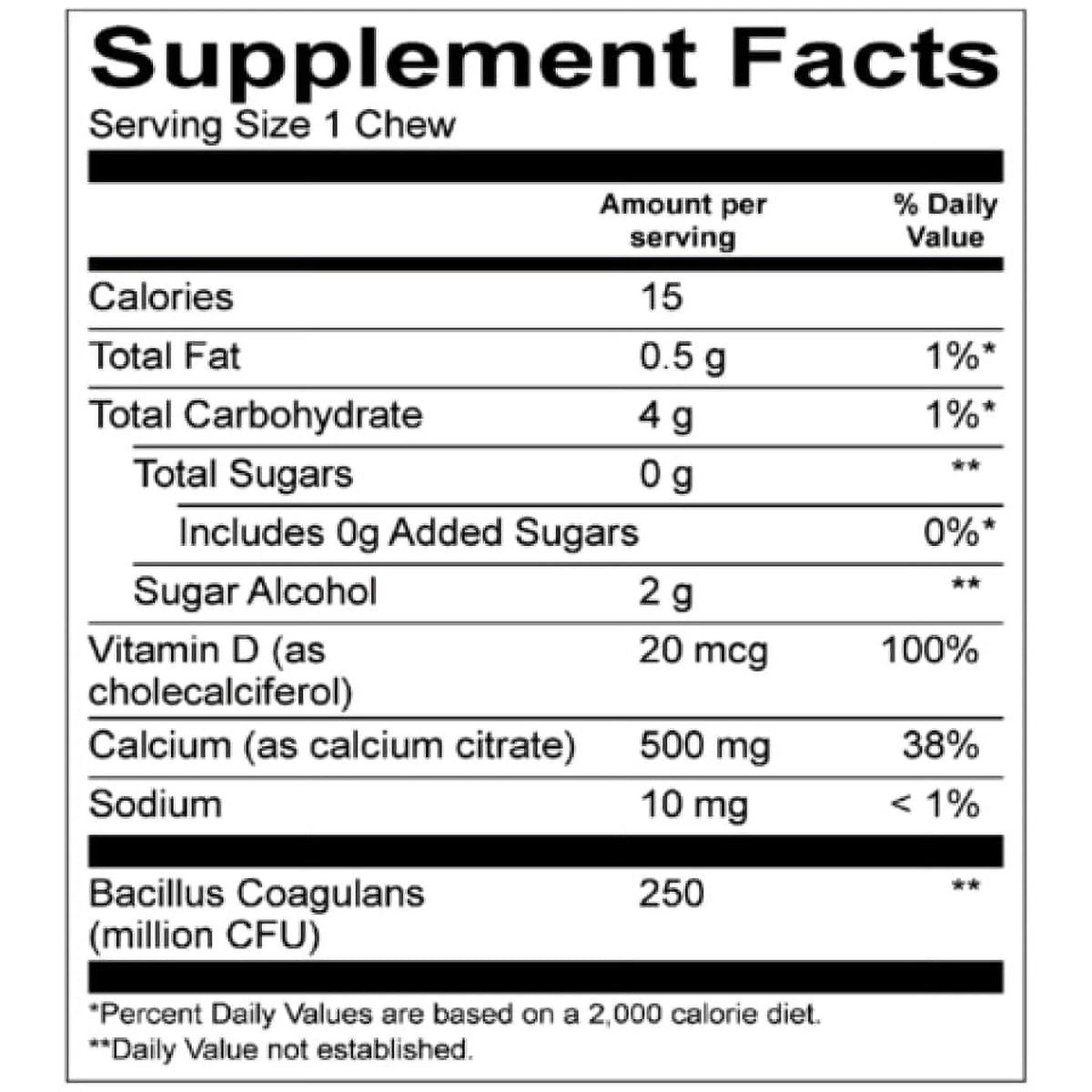 Chewable Bariatric Multivitamin with Iron and Calcium Citrate T73180