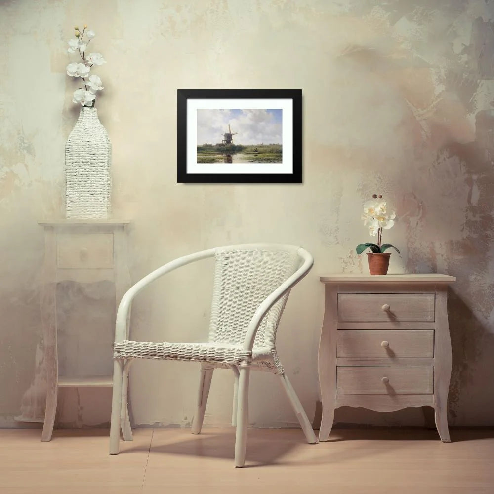Black Modern Framed Museum Art Print W76860