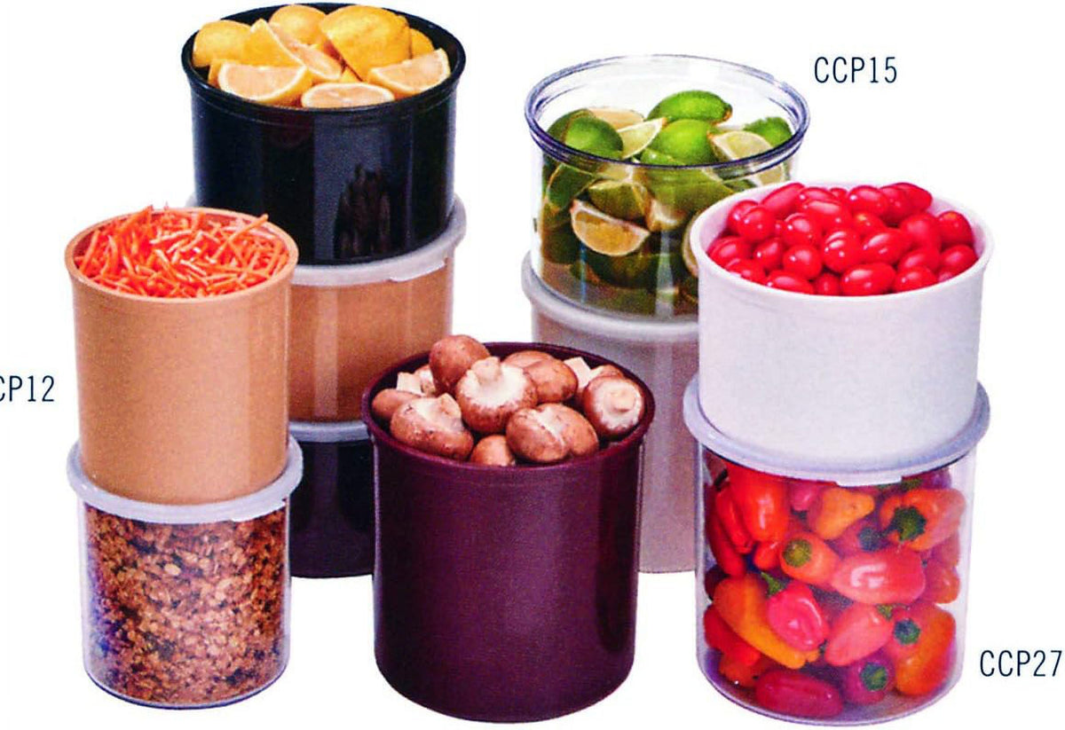 Clear 2.7 Qt Crock With Lid W610