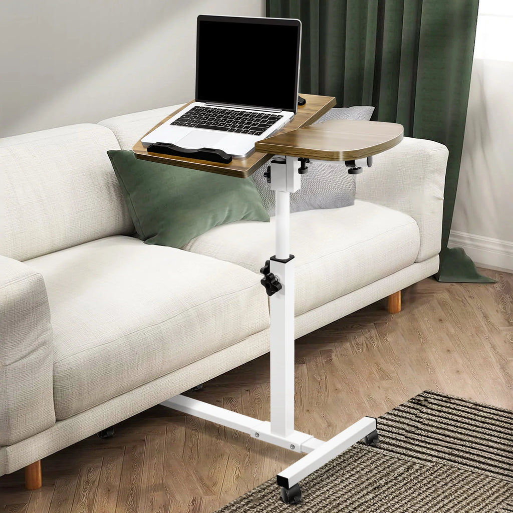 Overbed Table with Wheels, Height Adjustable Q296