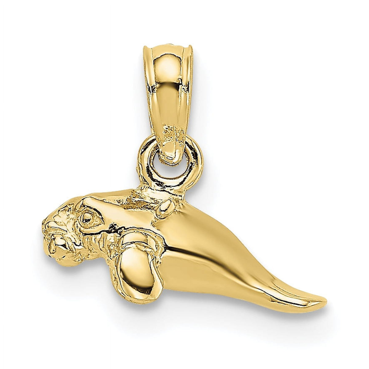 10K Yellow Gold Mini Manatee Charm I576795